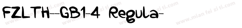 FZLTH--GB1-4 Regula字体转换